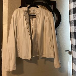 WILSON LEATHER White leather jacket